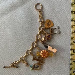 Gold Juicy Couture Charm Bracelet